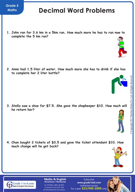 addition and subtraction worded problems year 5|5th Grade Math Word Problems Worksheets .